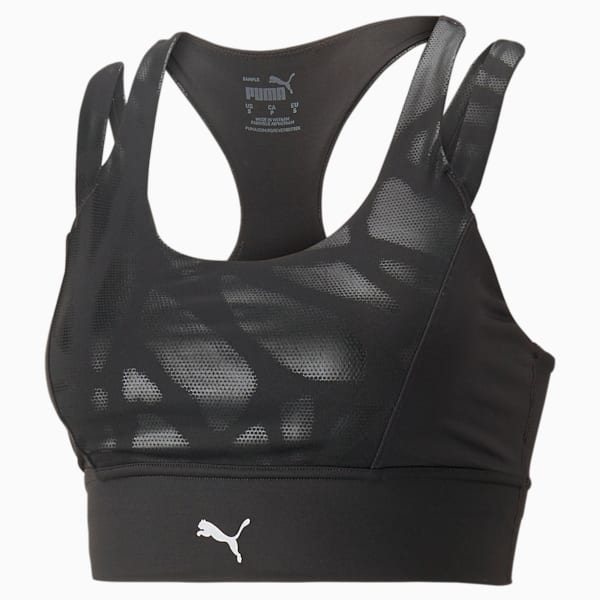 ウィメンズ トレーニング NOVA SHINE EVERSCUL ブラトップ 中サポート, PUMA Black