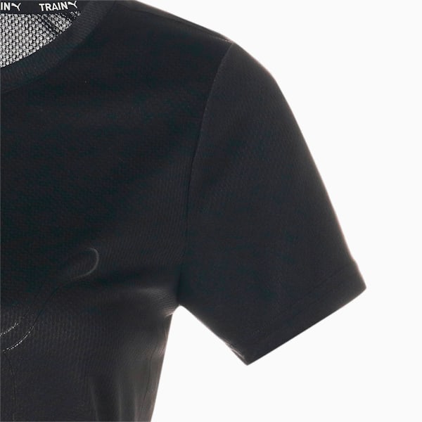 ウィメンズ トレーニング コンセプト コマーシャル 半袖 Tシャツ, PUMA Black-Metallic Black, extralarge-JPN