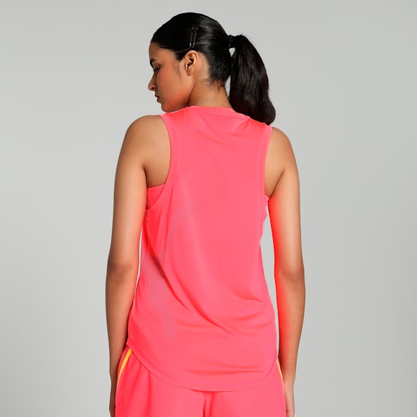Train All Day Women's Relaxed Fit Big Cat Training Tank Top, Sunset Glow, extralarge-IND