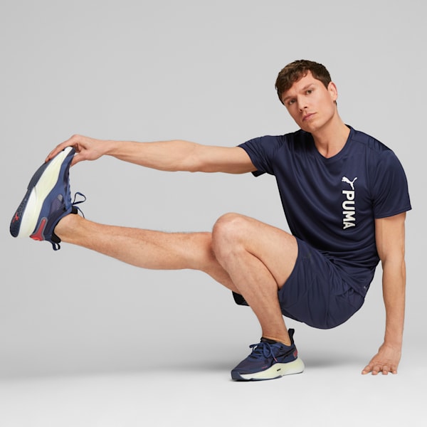 Playera para entrenar PUMA FIT para hombre, PUMA Navy, extralarge