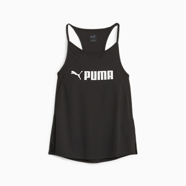 FIT ULTRABREATHE Women's Training Tank Top, PUMA Black-PUMA White, extralarge-IND