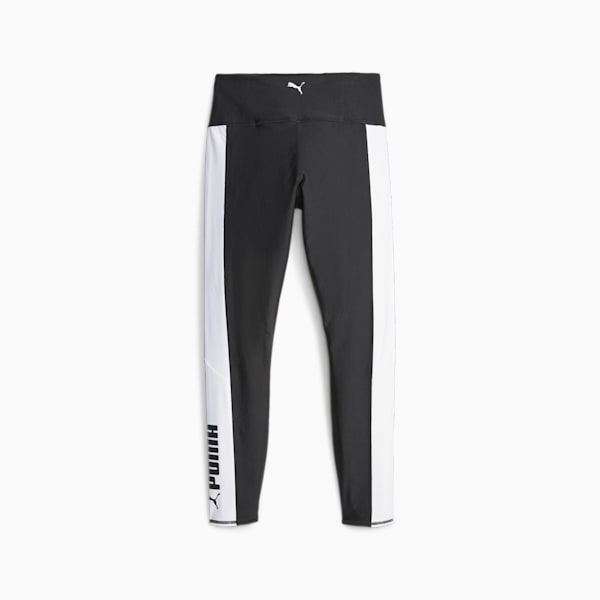 PUMA FIT High Waist Women's Training Leggings, PUMA Black-PUMA White, extralarge-AUS