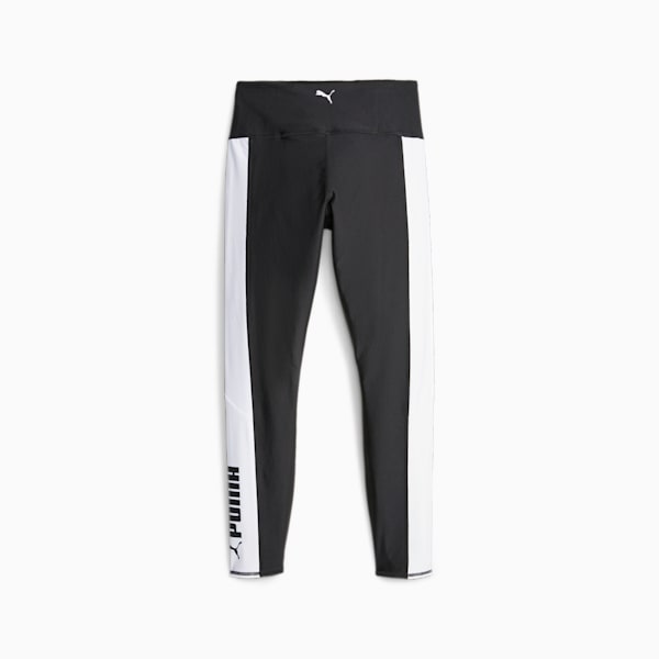 Puma Studio Yogini luxe high waisted leggings with mesh insert in