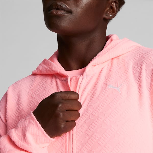 PUMA Fit Women's Fleece Track Jacket, Koral Ice, extralarge