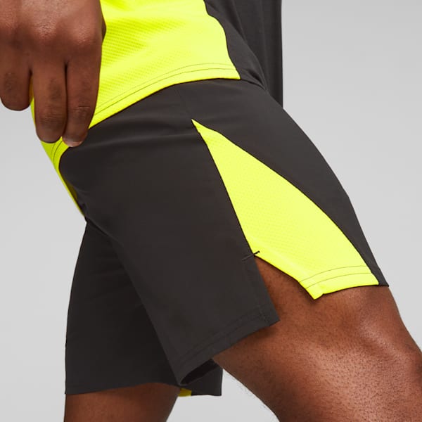Ultrabreathe Men's 7'' Woven Training Shorts, PUMA Black-Yellow Burst, extralarge-IND