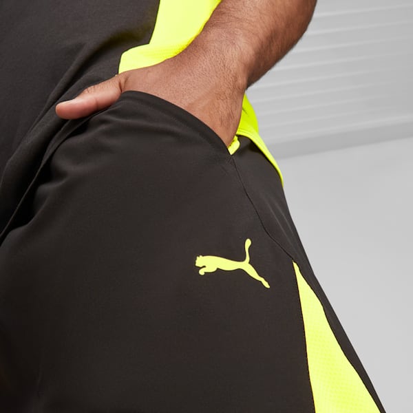 Ultrabreathe Men's 7'' Woven Training Shorts, PUMA Black-Yellow Burst, extralarge-IND