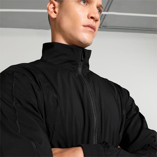 PUMA FIT Full-Zip Woven Men's Training Jacket, PUMA Black, extralarge-IND