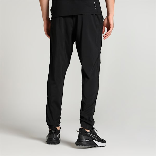 FIT Men's Woven Tapered Training Pants, PUMA Black, extralarge-IND