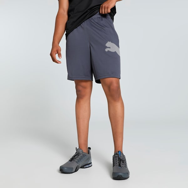 Train All Day Big CAT Men's Training Shorts, Galactic Gray, extralarge-IND