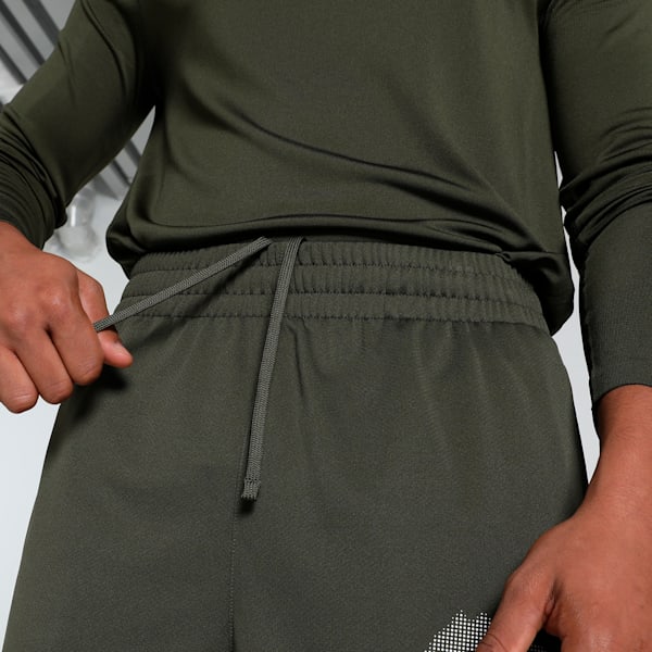 Train All Day Big CAT Men's Training Shorts, Dark Olive, extralarge-IND