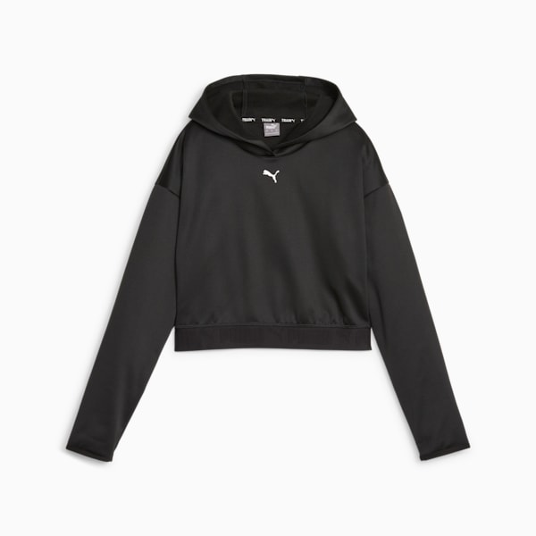 Sudadera corta con capucha Essentials Mujer PUMA Black