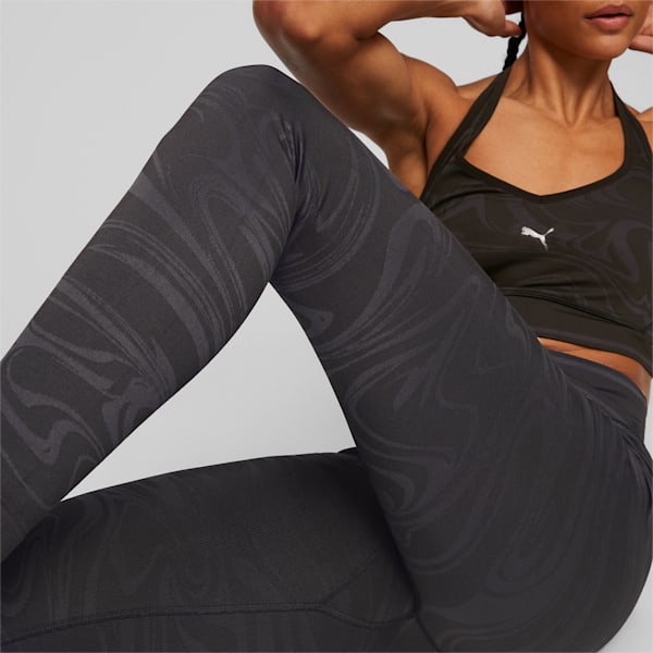 Formknit Seamless Women's 7/8 Tight, PUMA Black-Strong Gray, extralarge-GBR