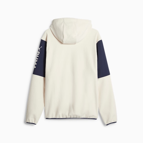 PUMA Fit Men's Hybrid Jacket, Alpine Snow-PUMA Navy, extralarge-GBR