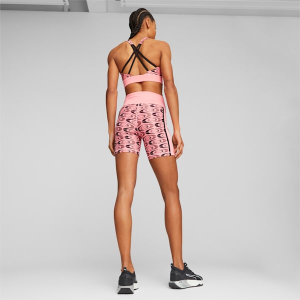 RETRO GLAM Women's Short Training Tights, Koral Ice, extralarge-IND