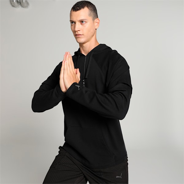 Studio Plastic Free Men's Training Hoodie, PUMA Black, extralarge-IND