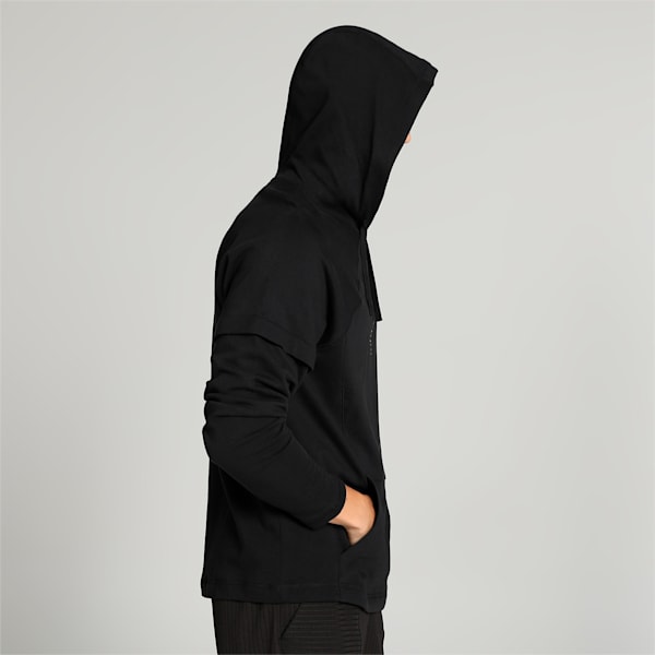 Studio Plastic Free Men's Training Hoodie, PUMA Black, extralarge-IND