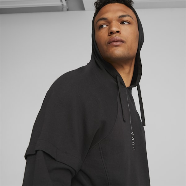 Studio Plastic Free Training Men's Hoodie, PUMA Black, extralarge-AUS