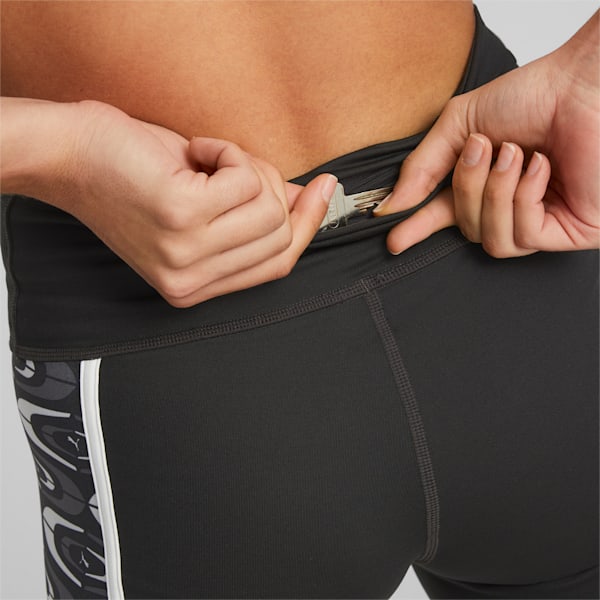 Retro Glam High Waisted Training Tights, PUMA Black, extralarge-IND