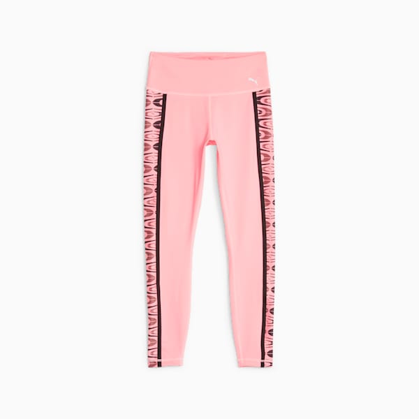 Mallas de entrenamiento de tiro alto Retro Glam para mujer, Koral Ice, extralarge