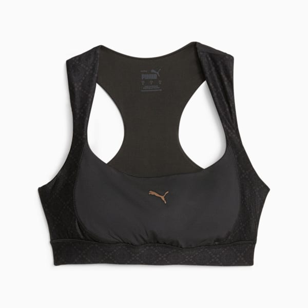 Bra para entrenar Logo Love de soporte medio, PUMA Black, extralarge