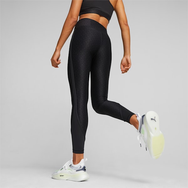 Nike Pro Leggings Womens XL Gray White Pixel Striped Full Length Activewear  Pant