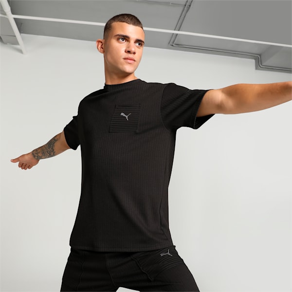 Studio Unwind Men's Training T-shirt, PUMA Black, extralarge-IND
