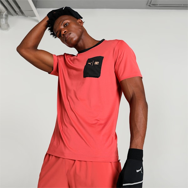 PUMA x FIRST MILE Men's Running Tee, Astro Red, extralarge-IND