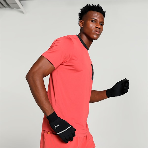 PUMA x FIRST MILE Men's Running Tee, Astro Red, extralarge-IND