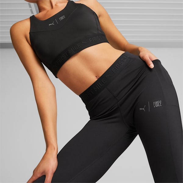 PUMA x FIRST MILE Women's 7/8 Running Leggings, PUMA Black, extralarge-IND