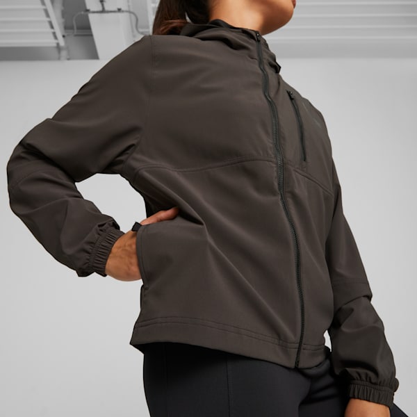 Chaqueta para correr PUMA x First Mile para mujer, PUMA Black, extralarge