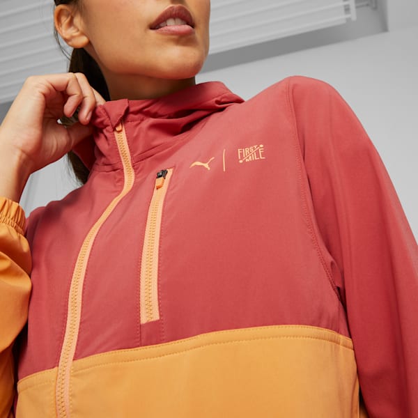 Orange puma jacket sale