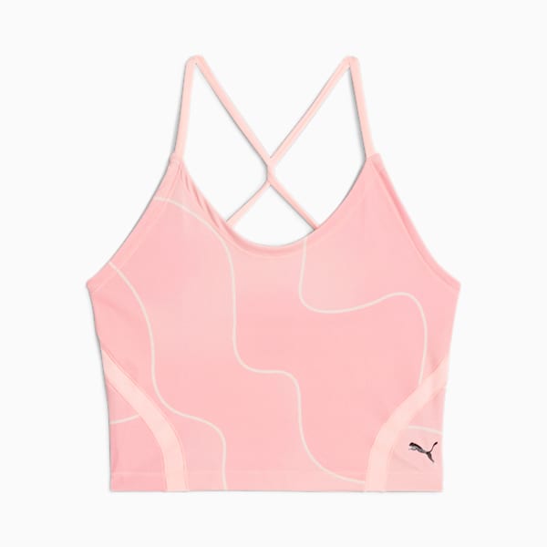 Studio Women's Training Crop Top, Koral Ice-Q3 print, extralarge-IND