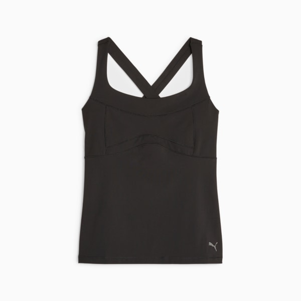 Camiseta sin mangas de entrenamiento para mujeres STUDIO ULTRABARE, PUMA Black, extralarge