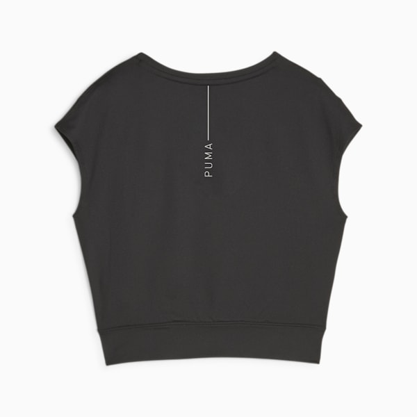 Studio Yogini Lite Trend Training Women's T-shirt, PUMA Black, extralarge-IDN