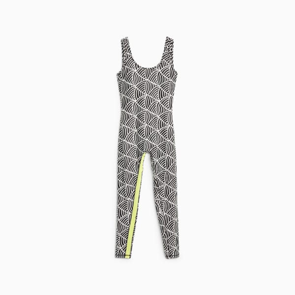 Body de entrenamiento PUMA x LemLem para mujer, PUMA Black-Ghost Pepper, extralarge