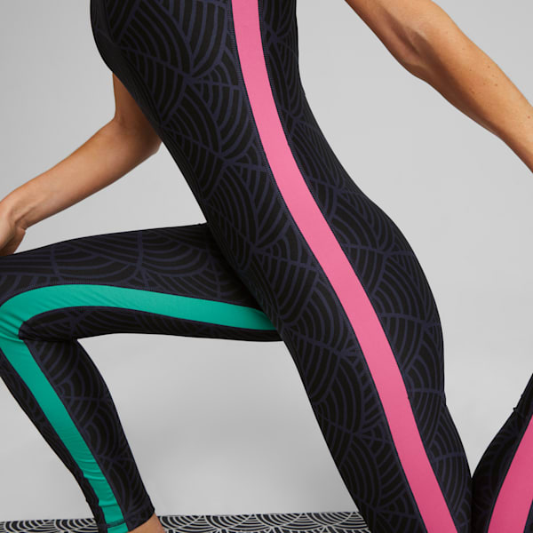 Body de entrenamiento PUMA x LEMLEM para mujeres, PUMA Navy-PUMA Black, extragrande