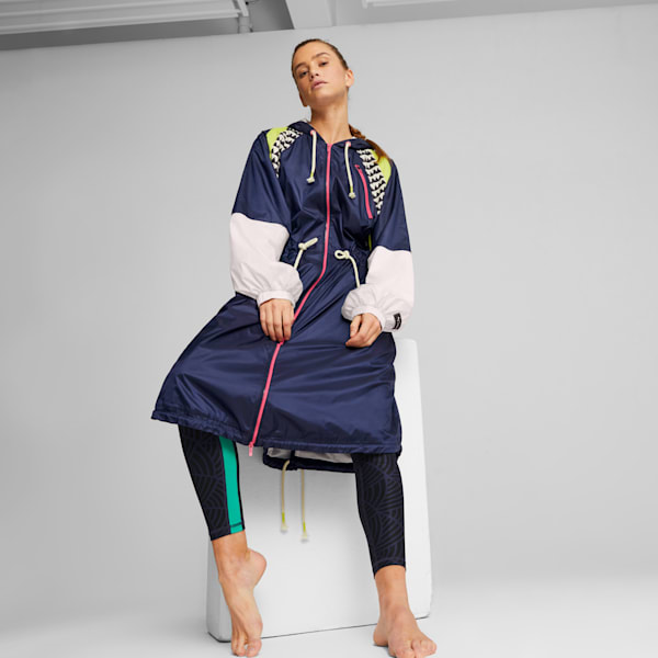 Anorak de entrenamiento PUMA x LEMLEM para mujer, PUMA Navy-Multi, extralarge