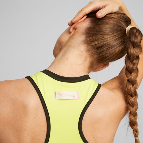PUMA x LEMLEM Cropped Women's Training Tank Top, Yellow Burst, extralarge