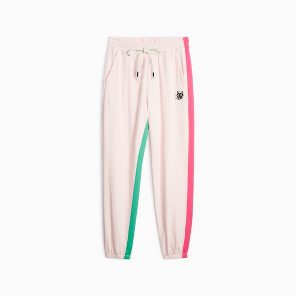 Pants jogger de entrenamiento PUMA x lemlem para mujer, Frosty Pink, extralarge