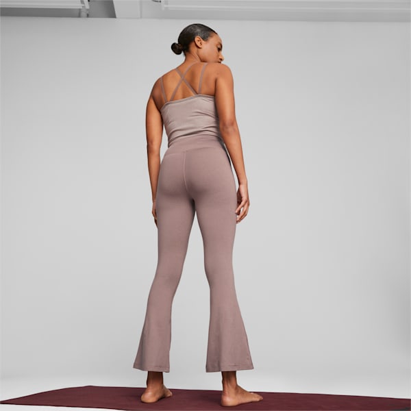 STUDIO YOGINI LUXE FLARE Women's Training Pants, Dark Clove, extralarge-IND