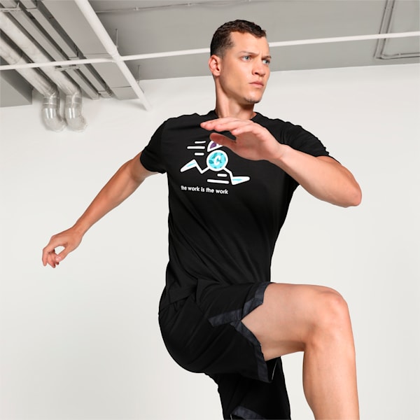 PUMA x CIELE 'The Work is the Work' Unisex Running Tee, PUMA Black, extralarge-IND