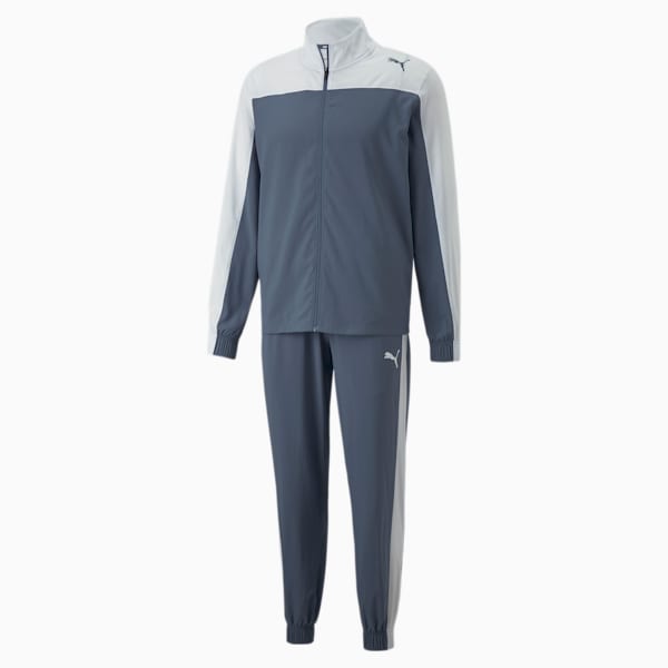 Train Favourite Regular Fit Men's Track Suit, Evening Sky, extralarge-IND