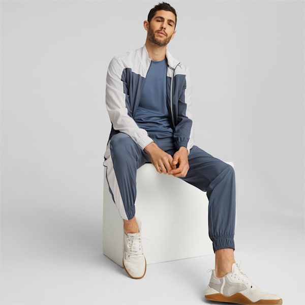 Train Favourite Regular Fit Men's Track Suit, Evening Sky, extralarge-IND