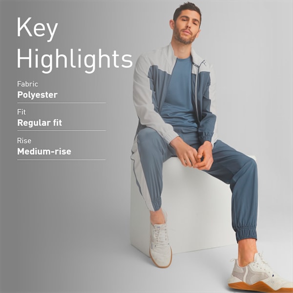 Train Favourite Men's Lightweight Track Suit, Evening Sky, extralarge-IND