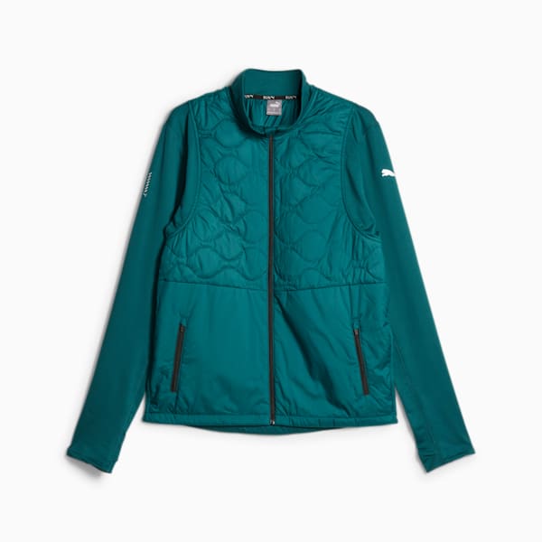 RUN CLOUDSPUN WRMLBL Men's Running Jacket, Malachite, extralarge-GBR