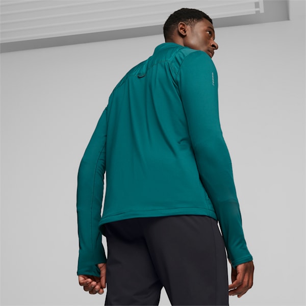 RUN CLOUDSPUN WRMLBL Men's Running Jacket, Malachite, extralarge-GBR
