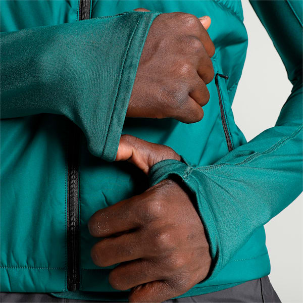 Run Cloudspun WRMLBL Men's Padded Jacket, Malachite, extralarge-IND