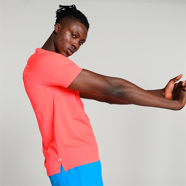 Ultraspun Men's Running T-shirt, Fire Orchid, extralarge-IND