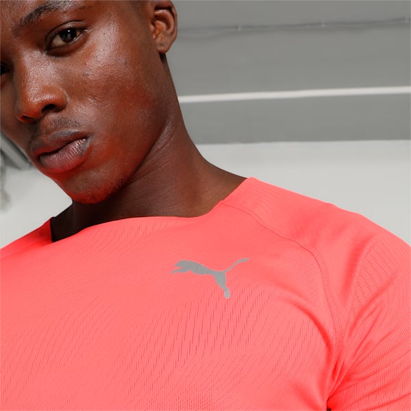 Ultraspun Men's Running T-shirt, Fire Orchid, extralarge-IND