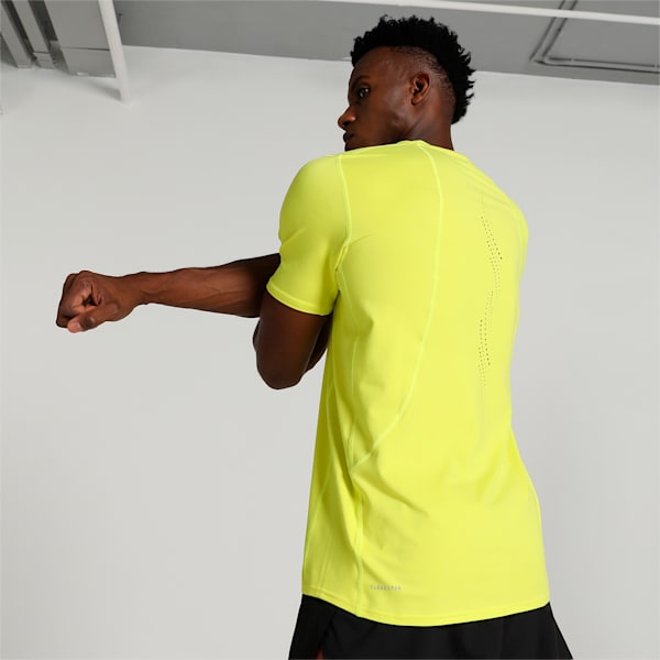 Run Cloudspun Men's T-shirt, Yellow Burst, extralarge-IND